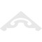 Ekena Millwork Pitch Northwest Architectural Grade PVC Gable Pediment, 72"W x 30"H x 1"P (10/12) GPP072X030X100NOR - alternate 5